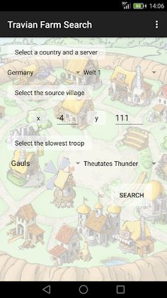 Travian Farm Search - Screenshot 1