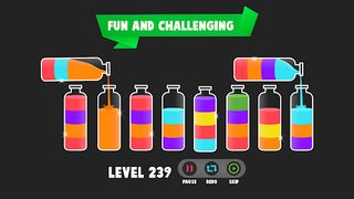 Water colors sort puzzle game - Screenshot 1