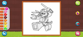 Ninja Character Coloring - Screenshot 1
