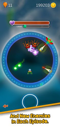 Space Shooter : circle attack - Screenshot 1