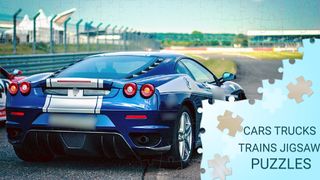 Cars Truck Train Jigsaw Puzzle - Screenshot 2