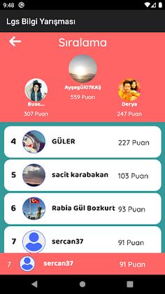 8. Sınıf Lgs Bilgi Yarışması - Screenshot 2