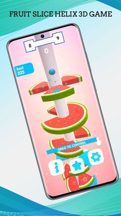 Fruit Slice Modern Helix Game - Screenshot 1