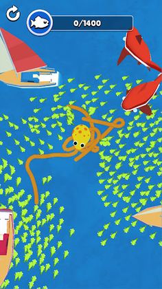 Squid Fishing Game - Screenshot 1