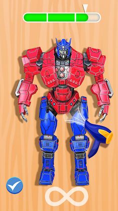 Paint Car Robot Games DIY Art - Screenshot 4