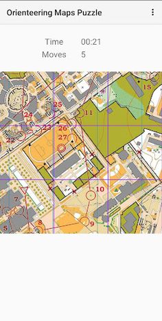 Orienteering Maps Puzzle Game - Screenshot 3