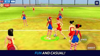Women's Football Game - Screenshot 3