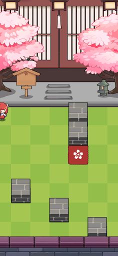 Sakura Courtyard - Sokoban - Screenshot 3