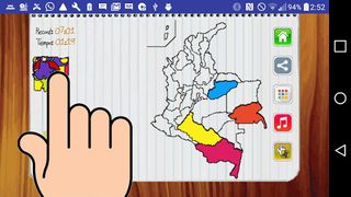 Mapa de Colombia Juego - Screenshot 2