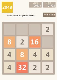 2048 - brain trainer - Screenshot 1