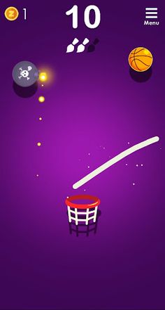 Basketball Dunk Brush Shot - Screenshot 3