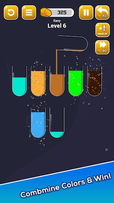 Water Color Sort Puzzle 2023 - Screenshot 1