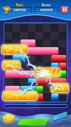 Jewel Drop Down Block Puzzle - Screenshot 1