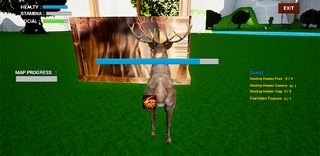 Clash Of Deer : Animal Sim 3D - Screenshot 2