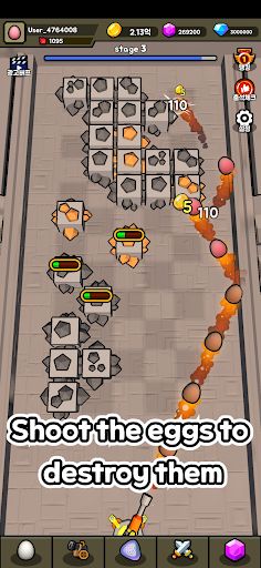 Egg Brick Breaker - Screenshot 1