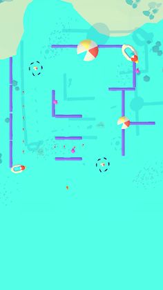 Aqua Snakey Maze - Screenshot 1