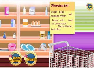 chocolate ice cream maker game - Screenshot 1