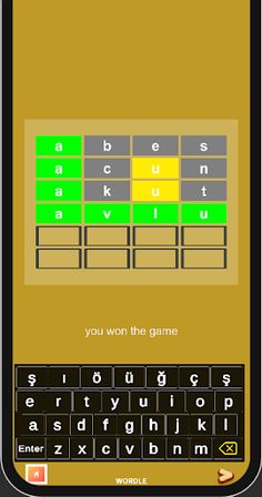 Wordle Türkçe - Screenshot 1