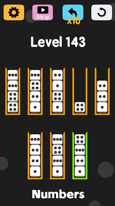 Domino Sort (colors/numbers) - Screenshot 2