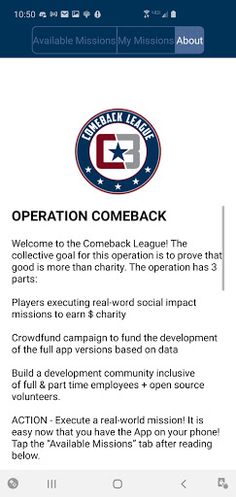 Comeback League - Screenshot 1