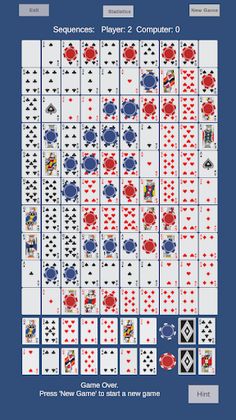 Card Sequence Board Game - Screenshot 2