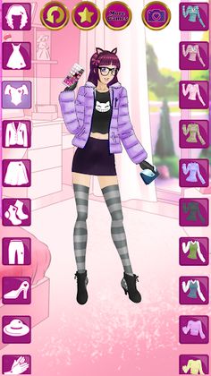 Anime High School Dress Up - Screenshot 4