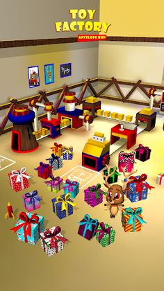 Antelope Toy Factory Run Game - Screenshot 2