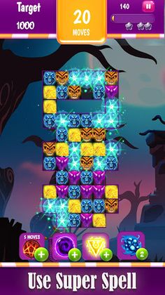 Spell Crush: 2020 Match 3 Free - Screenshot 3