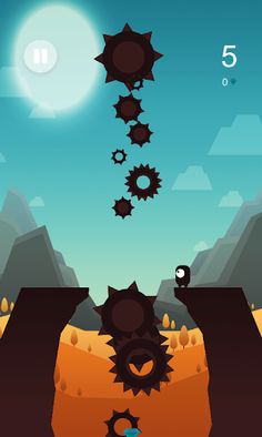 Jump Across The Ravine Game - Screenshot 1