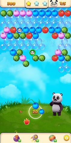 Bubble Panda : Fruits Blast - Screenshot 4