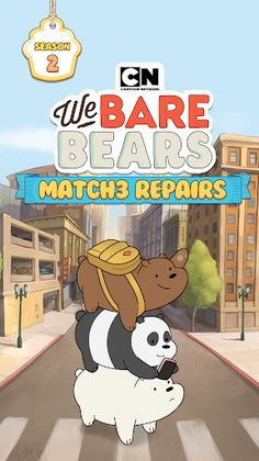 We Bare Bears Match3 Repairs - Screenshot 1