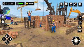 Wood House Construction Game - Screenshot 2