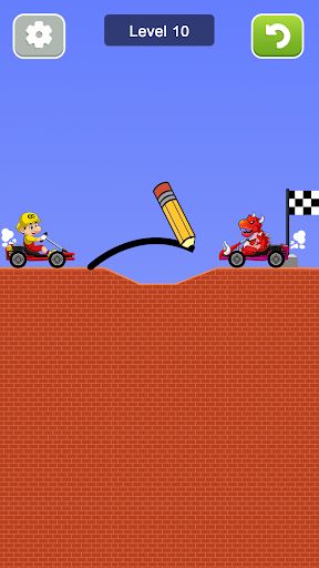 Bob's World: Draw Bridge Game - Screenshot 2