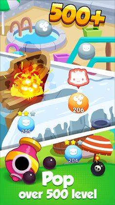 Cat poptime: Bubble Story - Screenshot 4