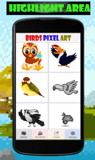 Birds Color By Number - Screenshot 1
