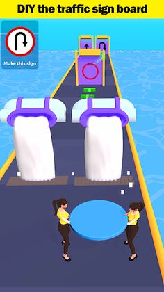 Sign Guy DIY Run 3D - ASMR - Screenshot 2