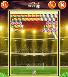 Super Soccer Bubble Shooter - Screenshot 2