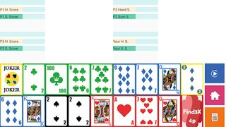 Brain Card Game - Find3x 4P - Screenshot 2
