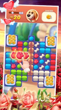 Puppy Diary: Match 3 Game - Screenshot 1