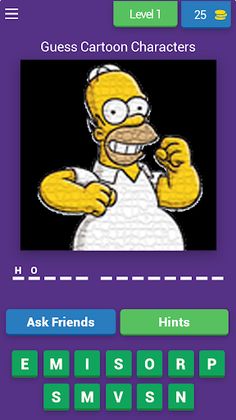 guess cartoon characters - Screenshot 1