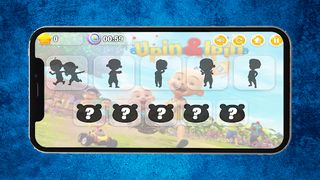 Upin Ipin puzzle- game Shadow - Screenshot 3