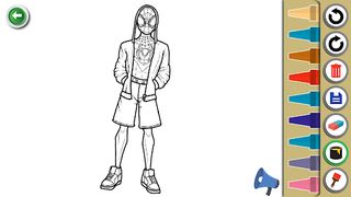 Spider Rope Hero Coloring Book - Screenshot 3