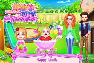 Mother newborn baby play - Screenshot 1