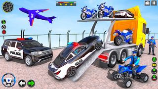 Police ATV Transporter Games - Screenshot 1