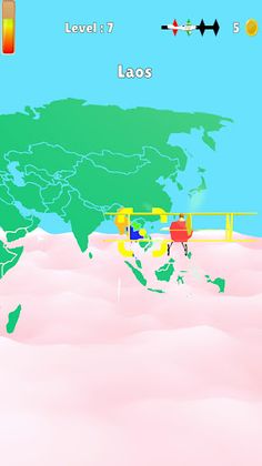 Aero: world geography - plane - Screenshot 3