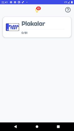 Plaka Quiz- 81 il Plaka Testi - Screenshot 1