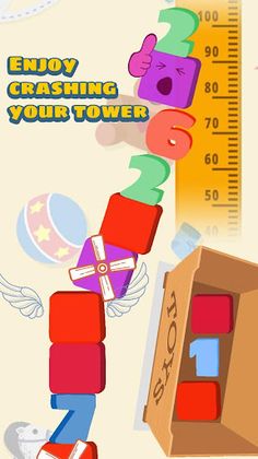 Kids build & crash blocks game - Screenshot 4