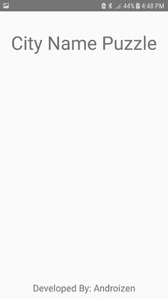 City Name Puzzle - Screenshot 3