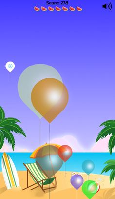 Beach Balloons - Screenshot 2