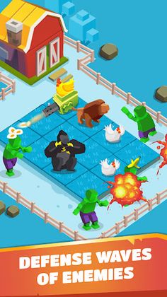 Animal Warfare: Merge Defense - Screenshot 3